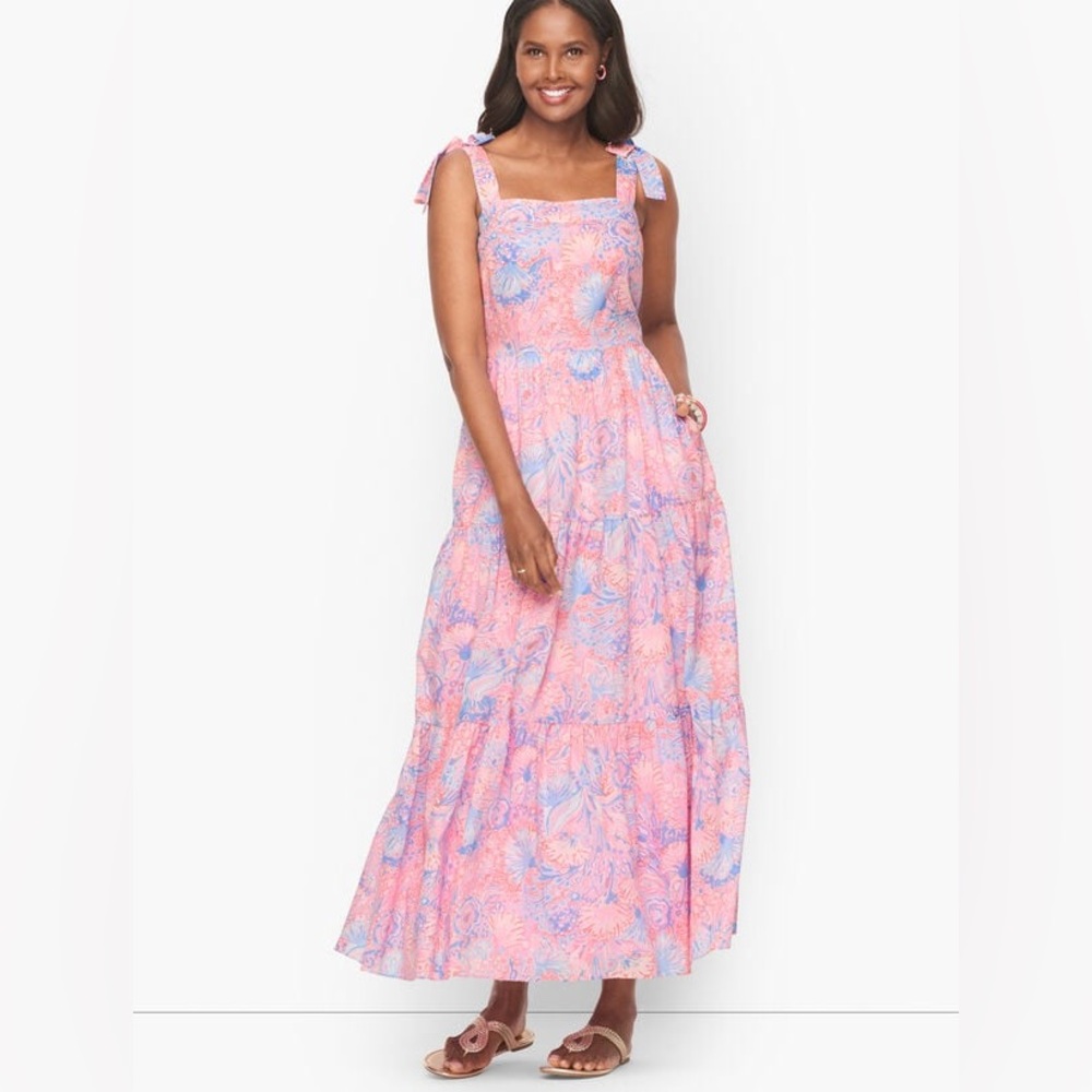 Talbots Tiered Maxi Dress